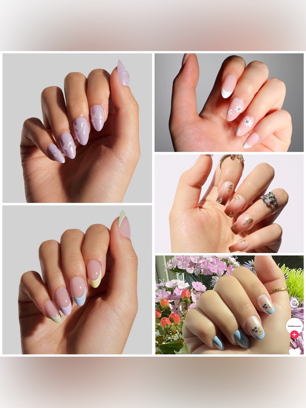 Celebritips & Nail Reformation Press-On Nail Bundle, Short Assorted Shapes
